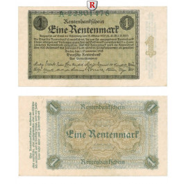 Deutsche Rentenbank 1923-1937, 1 Rentenmark 01.11.1923, III, Rb. 154