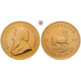 Südafrika, Republik, Krügerrand 1967, 31,1 g fein, PL