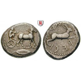 Italien-Bruttium, Rhegion, Anaxilas, Tyrann, Tetradrachme 494-461 v.Chr., ss-vz