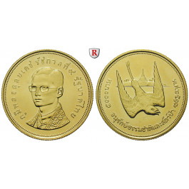 Thailand, Rama IX. (Bhumibol Adulyadej), 5000 Baht 1974, 30,1 g fein, vz-st