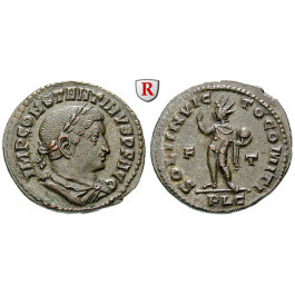 Römische Kaiserzeit, Constantinus I., Follis 309-310, vz