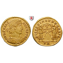Römische Kaiserzeit, Constans, Solidus 347-348, vz+