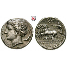 Sizilien, Syrakus, Agathokles, Tetradrachme 317-310 v.Chr., vz