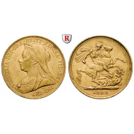 Australien, Victoria, Sovereign 1898, 7,32 g fein, ss-vz