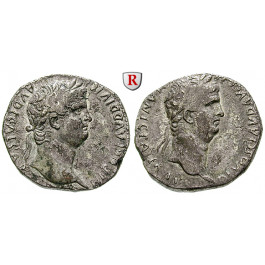 Römische Provinzialprägungen, Seleukis und Pieria, Antiocheia am Orontes, Nero, Tetradrachme 63-68, ss-vz