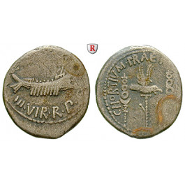 Römische Republik, Marcus Antonius, Denar 32-31 v.Chr., s-ss