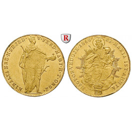 Ungarn, Freiheitskrieg, Dukat 1848, 3,44 g fein, vz