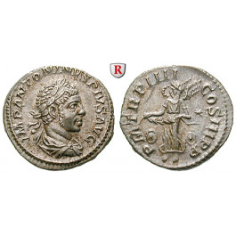 Römische Kaiserzeit, Elagabal, Denar 221, vz