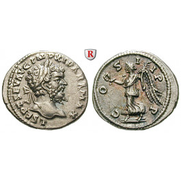 Römische Kaiserzeit, Septimius Severus, Denar 198, vz