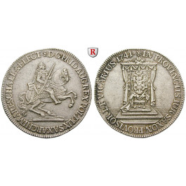Sachsen, Albertinische Linie, Friedrich August II., 2/3 Taler 1741, ss-vz