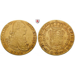 Spanien, Carlos IV., 8 Escudos 1788, ss