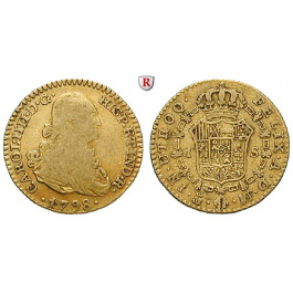 Spanien, Carlos IV., Escudo 1798, ss