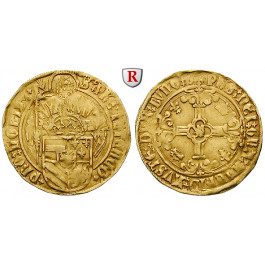 Niederlande, Holland, Philipp der Schöne, Florin d`or au St. Philippe o.J., ss