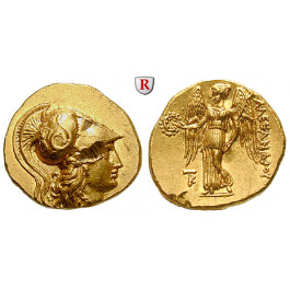 Makedonien, Königreich, Alexander III. der Grosse, Stater 325-320 v.Chr., ss-vz/vz+