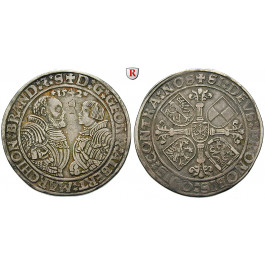 Brandenburg in Franken, Brandenburg-Franken, Georg und Albrecht, Taler 1542, ss