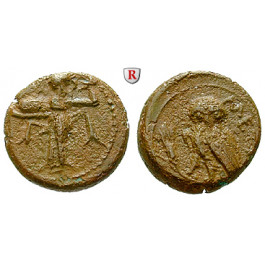 Italien-Lukanien, Metapont, Bronze 300-250 v.Chr., ss+