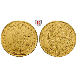 Römisch Deutsches Reich, Karl VI., Dukat 1739, ss+