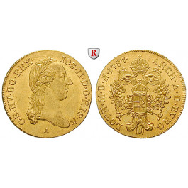 Römisch Deutsches Reich, Joseph II., Dukat 1787, 3,44 g fein, f.vz/vz+