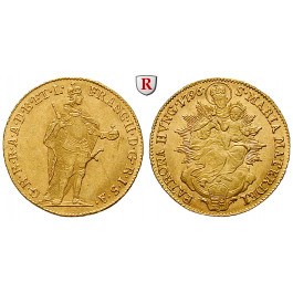 Österreich, Kaiserreich, Franz II. (I.), Dukat 1796, 3,44 g fein, f.vz/vz-st