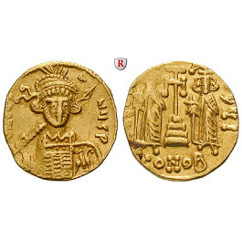 Byzanz, Constantinus IV. Pogonatus, Solidus 674-681, ss+