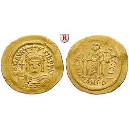 Byzanz, Mauricius Tiberius, Solidus 583-602, vz