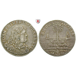 Braunschweig, Braunschweig-Calenberg-Hannover, Johann Friedrich, 2/3 Taler 1676, ss