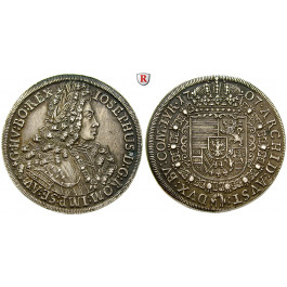 Römisch Deutsches Reich, Joseph I., Reichstaler 1707, f.vz