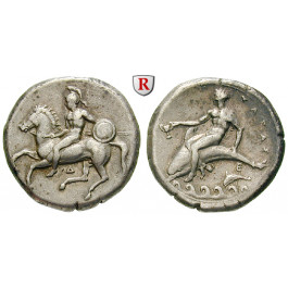 Italien-Kalabrien, Taras (Tarent), Didrachme 344-340 v.Chr., ss-vz