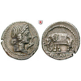 Römische Republik, Q. Caecilius Metellus, Denar 81 v.Chr., ss-vz