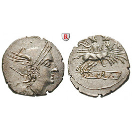 Römische Republik, Anonym, Quinar 211-208 v.Chr., vz+/vz