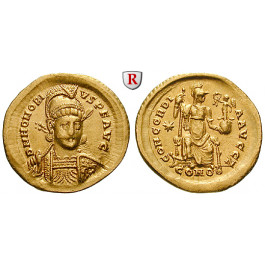 Römische Kaiserzeit, Honorius, Solidus 402-403, vz+