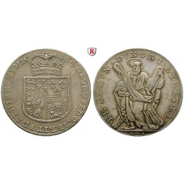 Braunschweig, Braunschweig-Calenberg-Hannover, Georg II., Reichstaler 1754, ss-vz