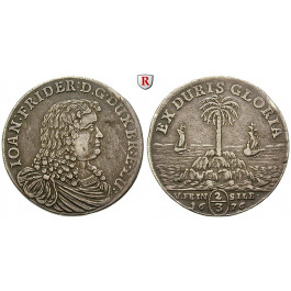 Braunschweig, Braunschweig-Calenberg-Hannover, Johann Friedrich, 2/3 Taler 1676, ss