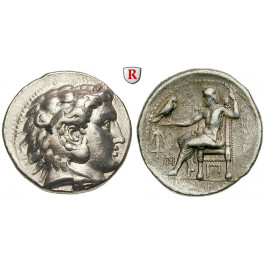 Makedonien, Königreich, Alexander III. der Grosse, Tetradrachme 311-305 v.Chr., vz/ss