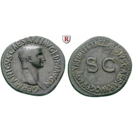 Römische Kaiserzeit, Germanicus, As 50-54, ss