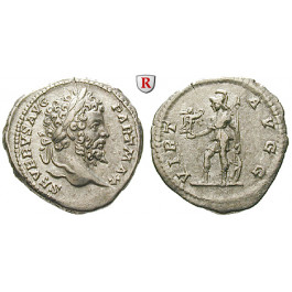 Römische Kaiserzeit, Septimius Severus, Denar 207, ss-vz