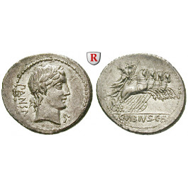 Römische Republik, C. Vibius, Denar 90 v.Chr., vz