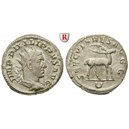 Römische Kaiserzeit, Philippus I., Antoninian 248, vz