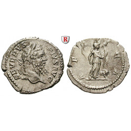 Römische Kaiserzeit, Septimius Severus, Denar 207, vz