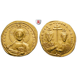 Byzanz, Constantinus VII. und Romanus II., Solidus 950-955, vz