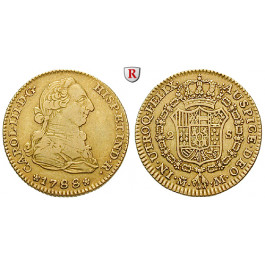 Spanien, Carlos III., 2 Escudos 1788, ss