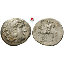 Makedonien, Königreich, Alexander III. der Grosse, Tetradrachme 191-190 v.Chr., f.vz