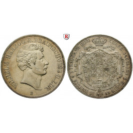 Braunschweig, Herzogtum Braunschweig, Wilhelm, Vereinsdoppeltaler 1855, f.vz
