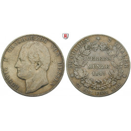Hessen, Hessen-Darmstadt, Ludwig II., Vereinsdoppeltaler 1841, ss