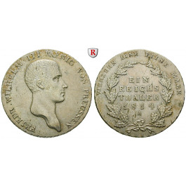 Brandenburg-Preussen, Königreich Preussen, Friedrich Wilhelm III., Reichstaler 1814, vz