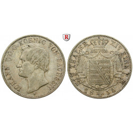 Sachsen, Königreich Sachsen, Johann, Taler 1856, ss