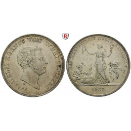Württemberg, Herzogtum Württemberg (Kgr. ab 1806), Wilhelm I., Kronentaler 1833, f.vz
