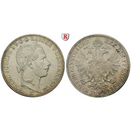Österreich, Kaiserreich, Franz Joseph I., Vereinstaler 1864, ss-vz/vz-st