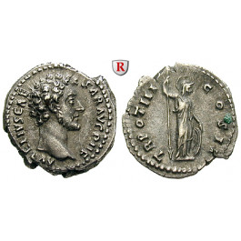 Römische Kaiserzeit, Marcus Aurelius, Caesar, Denar 148-149, ss-vz
