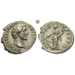 Römische Kaiserzeit, Antoninus Pius, Denar 139, vz